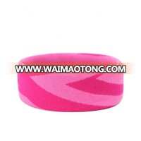 Promotional Customized Jacquard Logo Elastic Sports Headband