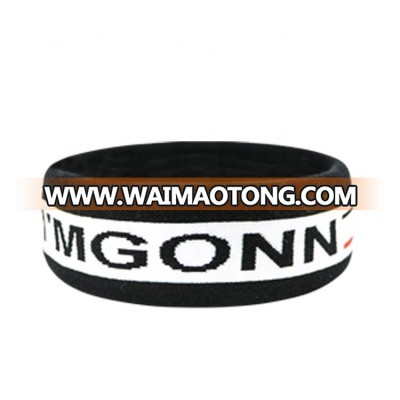 New Arrival Custom Jacquard Sports Sweatband Custom Headbands